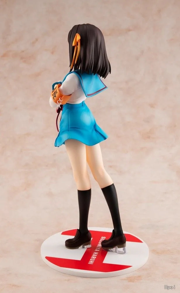 In Stock Original KADOKAWA The Melancholy of Haruhi Suzumiya 1/7 23cm Figure Toys Ornaments Cute