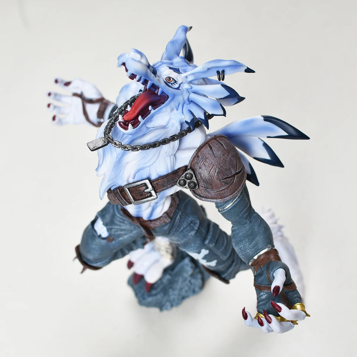 Anime Digimon Adventure Figure Were Garurumon Action Figure Pvc Statue Desktop Ornament Collection Model Toys Gifts