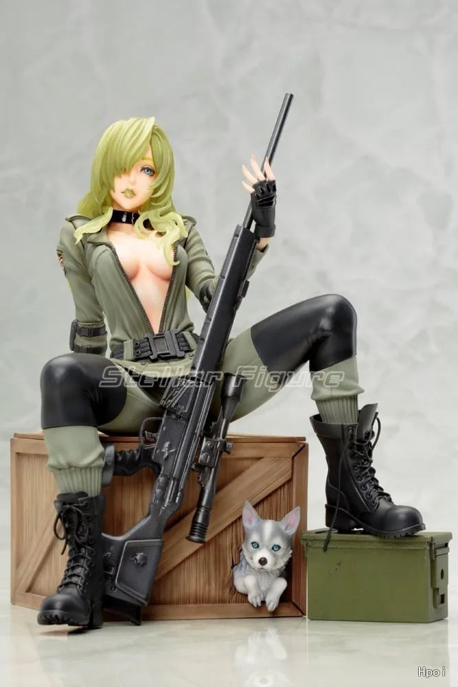 【SF】In Stock Original Kotobukiya BISHOUJO STATUE Metal Gear Solid Sniper Wolf 1/7 Scale Figures Collection Anime Gift