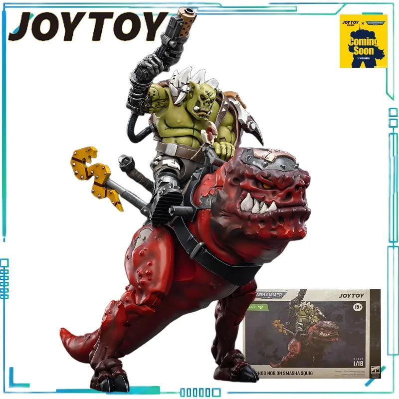 JOYTOY Genuine JOYTOY X Warhammer 40K Series Heresy! Ouke Man Is A Strong Barbarian Who Rides, Collides and Jumps 1/18 Collect