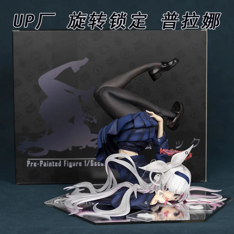 17cm Blue Archive UP Factory - Handstand Plana Rotatable & Lockable GK Figure in Winter JK Uniform Anime Collectible Model
