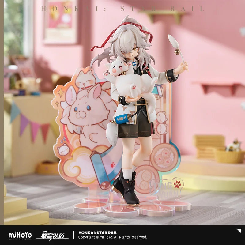 MiHoYo Honkai Star Rail Tiny Cat Series Jing Yuan Figure Official Collectible Gift for Fans