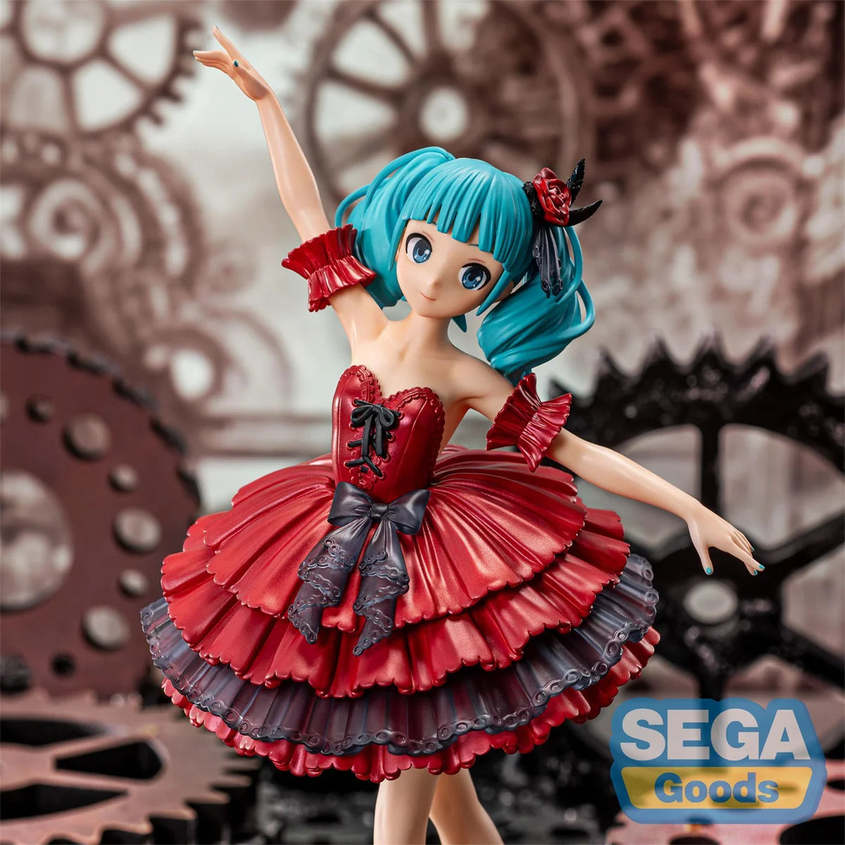 Auf Lager SEGA Luminasta Hatsune Miku: Projekt DIVA MEGA39s „Hatsune Miku-Star“ PVC 19CM Anime-Actionfiguren-Sammlungsspielzeug