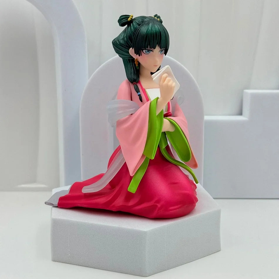 Anime The Apothecary Diaries Figure 13cm Sitting Posture Cat  Action Figural Pvc Model Kawaii Beautiful Girl Doll Christmas Gift