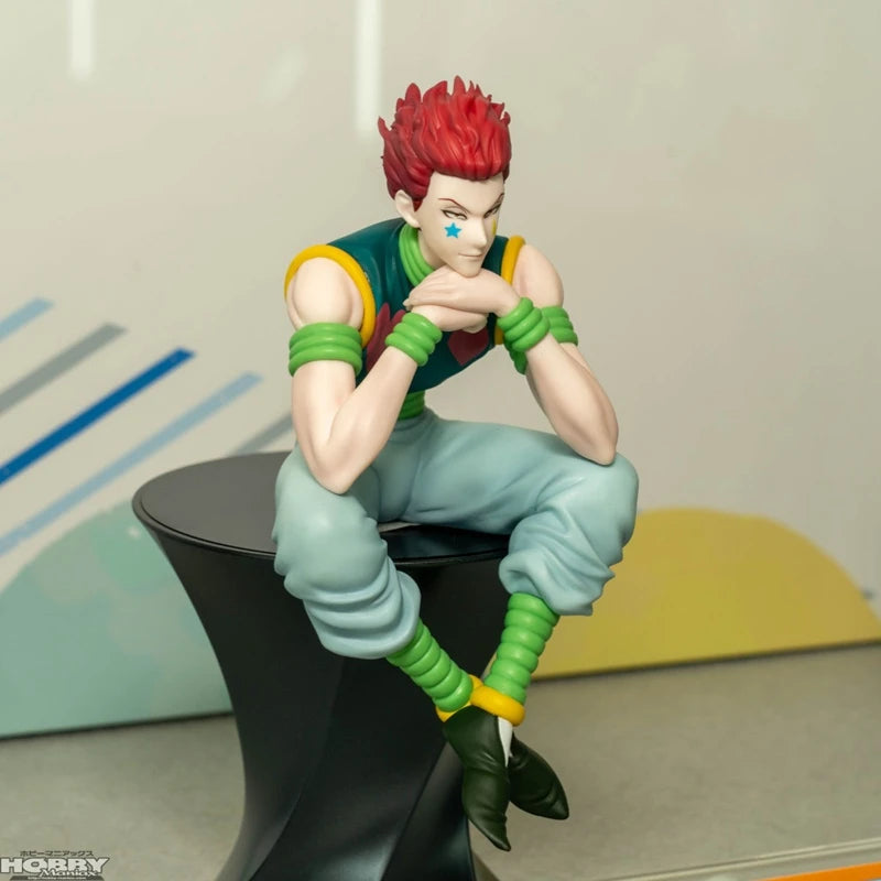 14cm Hunter×Hunter Anime Figure Phantom Troupe Hisoka Action Figure Noodle Stopper Room Decoration Noodle Stopper PVC Model Toys