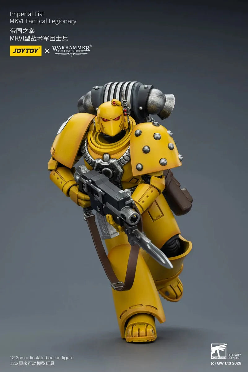 JOYTOY Warhammer 40000/40k "The Horus Heresy" Imperial Fist MKVI Tactical Legionary Action Figure Doll Decoration Gift Model