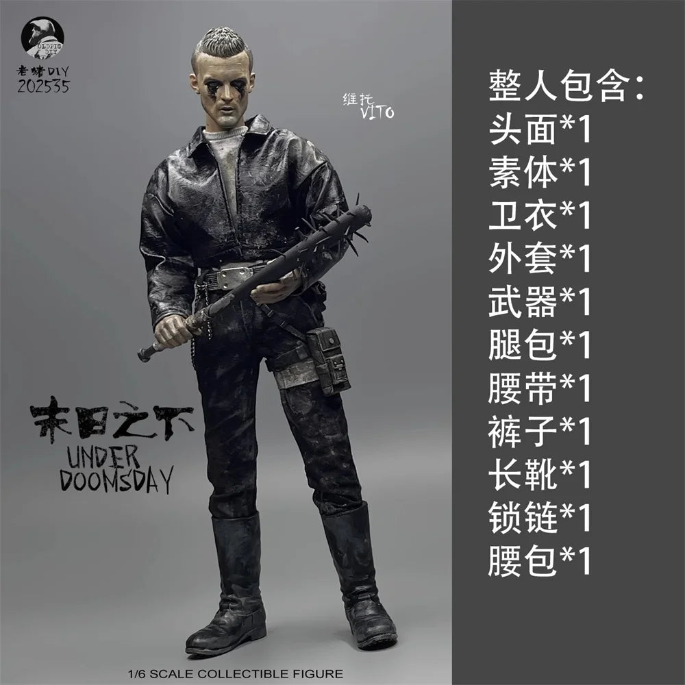 1/6th In Stock 3ATOYS Residents Walking Dead Zombie Survivor Face Version 3.0 Full Set Moveable Action Figure Gift For Fans