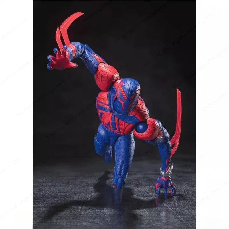 Bandai S.H. F Model Spider-Man 2099 Spider-Man: Time Travel Spider Action Figure Collection Toy Gift