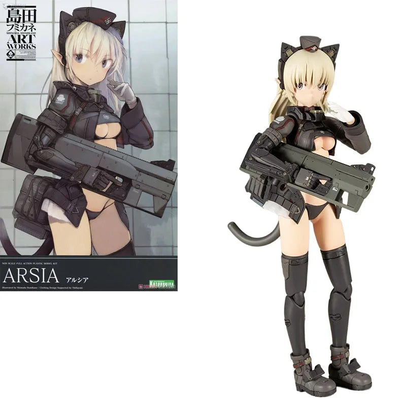 Kotobukiya Genuine FRAME ARMS GIRL SHIMADA HUMIKANE WORKSⅡARSIA ARTYNIA ARSIA ANOTHER COLOR Figure Assembly Model Toys in stock