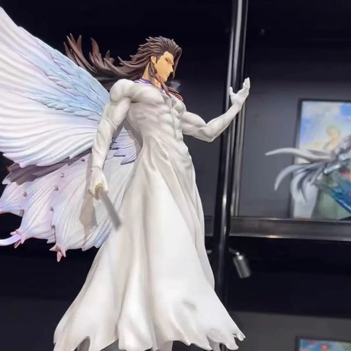 31m Bleach Aizen Sousuke Schmetterling Hollowfication Anime Figur Modell Statue Fans Sammlung Desktop Dekoration Ornament Spielzeug Geschenk