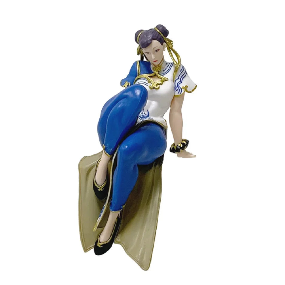 14cm Street Fighter 6 Chun Li Anime Figure Toys PVC Model Collection Doll Action Figurine For Decoration Gift