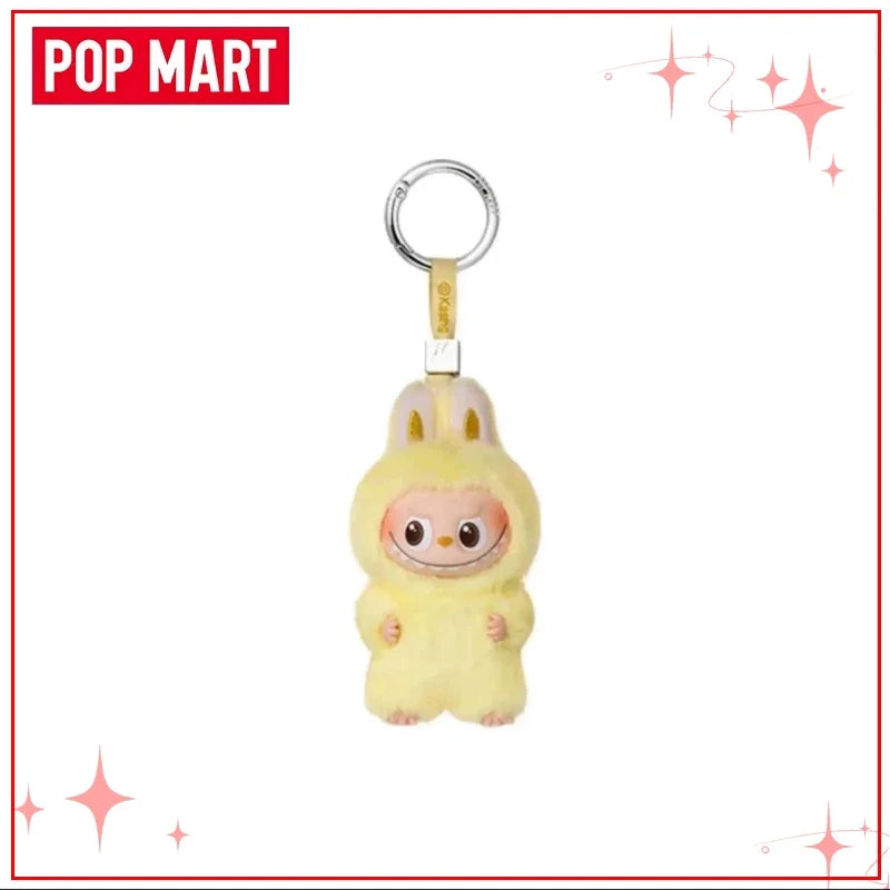 POPMART Чудовищата Лабубу V4 Pin for Love Series Blind Box Vinyl Face Plush Doll Visual Keyring Toy Коледни подаръци