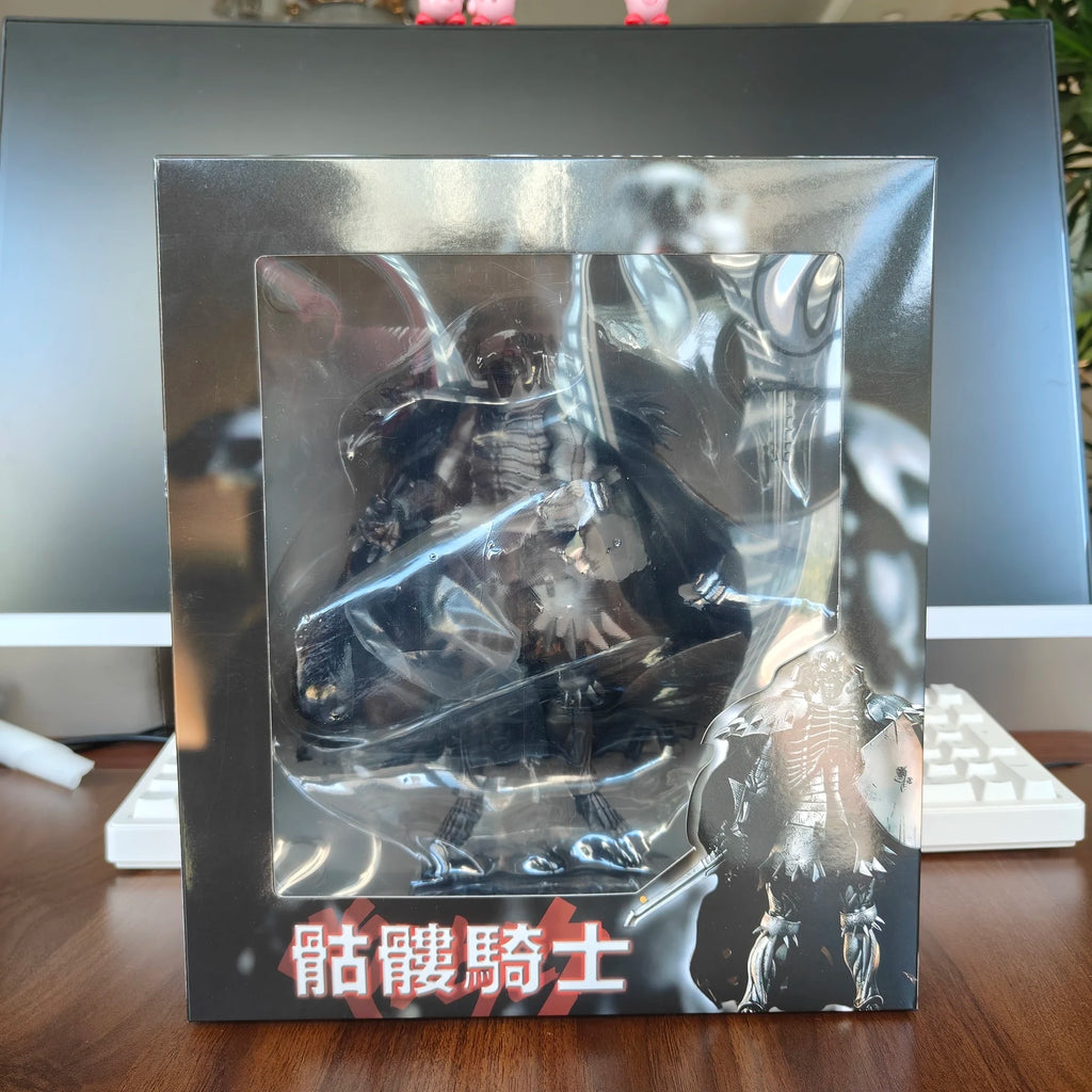 21 см фигурка на рицар от Череп на Айкслан, брониран зелен сребрист рицар, PVC фигурка, подаръчен модел, колекционерски екшън играчки, подарък