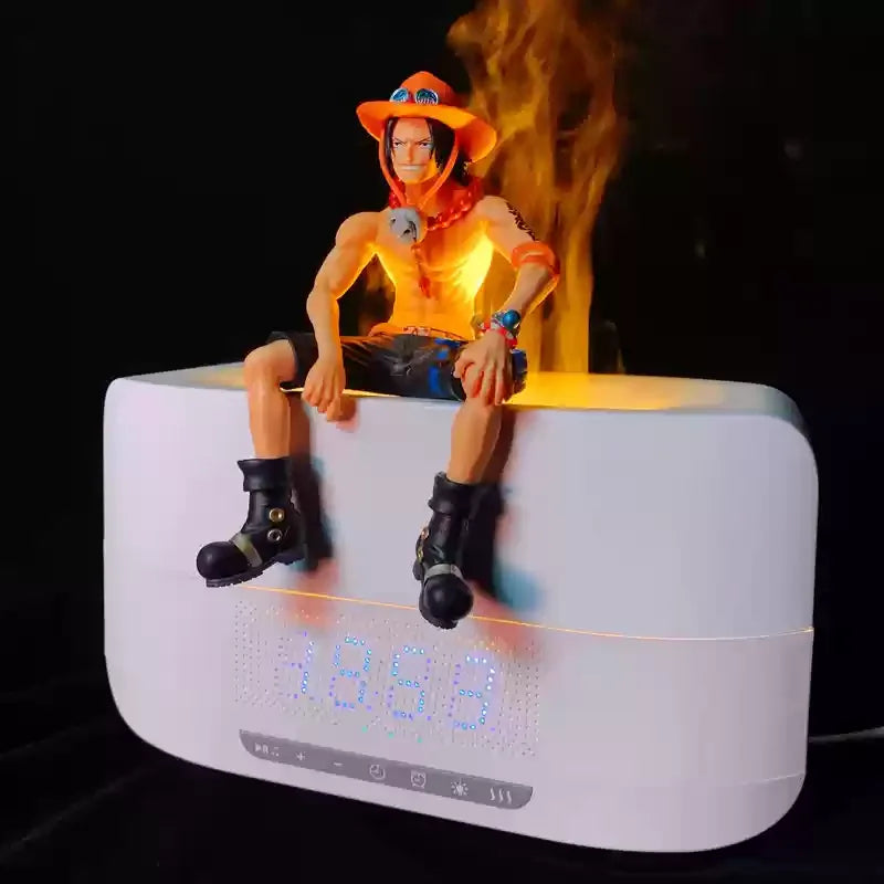 Anime-Figur Modell Spielzeug NARUTO One Piece Anime Figur Bluetooth Lautsprecher Luftbefeuchter Multifunktions-Flammenlampe Figur Heimdeko