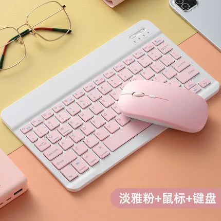 Flat Bluetooth-compatible Keyboard Phablet MINI6 Mouse Set Bluetooth Keyboard 8.3 Inches Apple Ipad Samsung Xiaomi Huawei