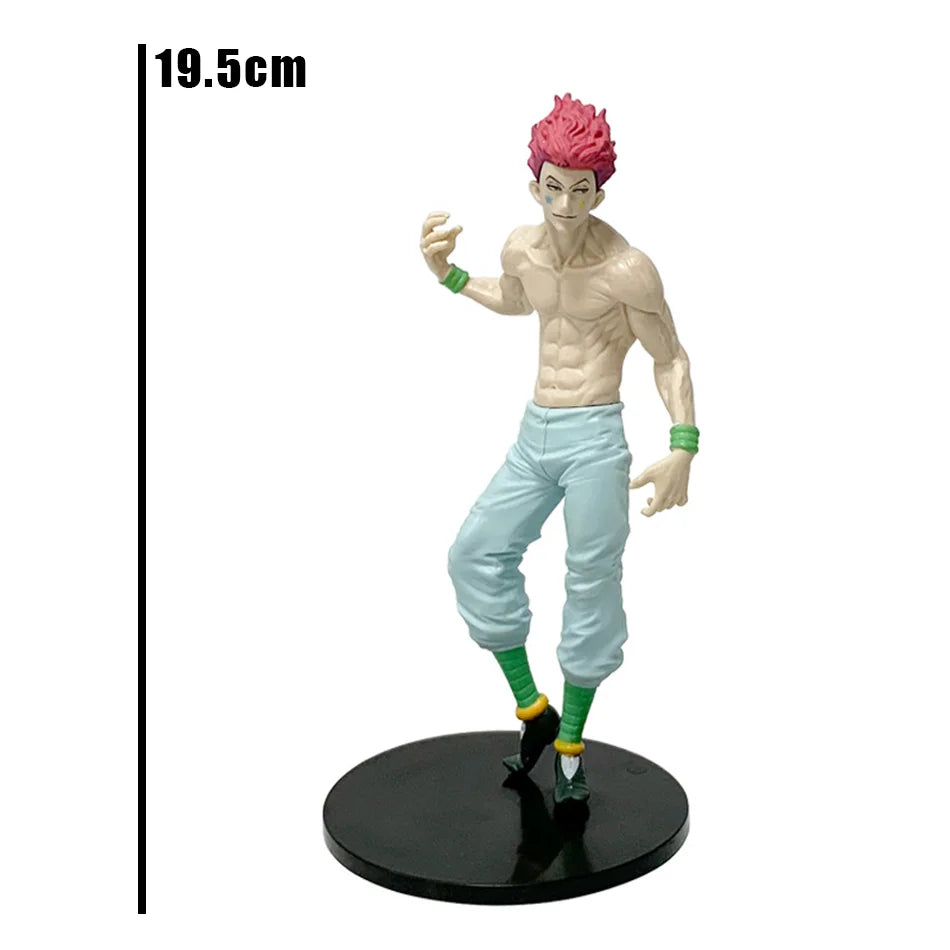 In Stock Hot Sale Hisoka Standing Sitting Pose Anime Figure Model Gon Surprise Toy for Kids Desktop Ornament Birthday Gift