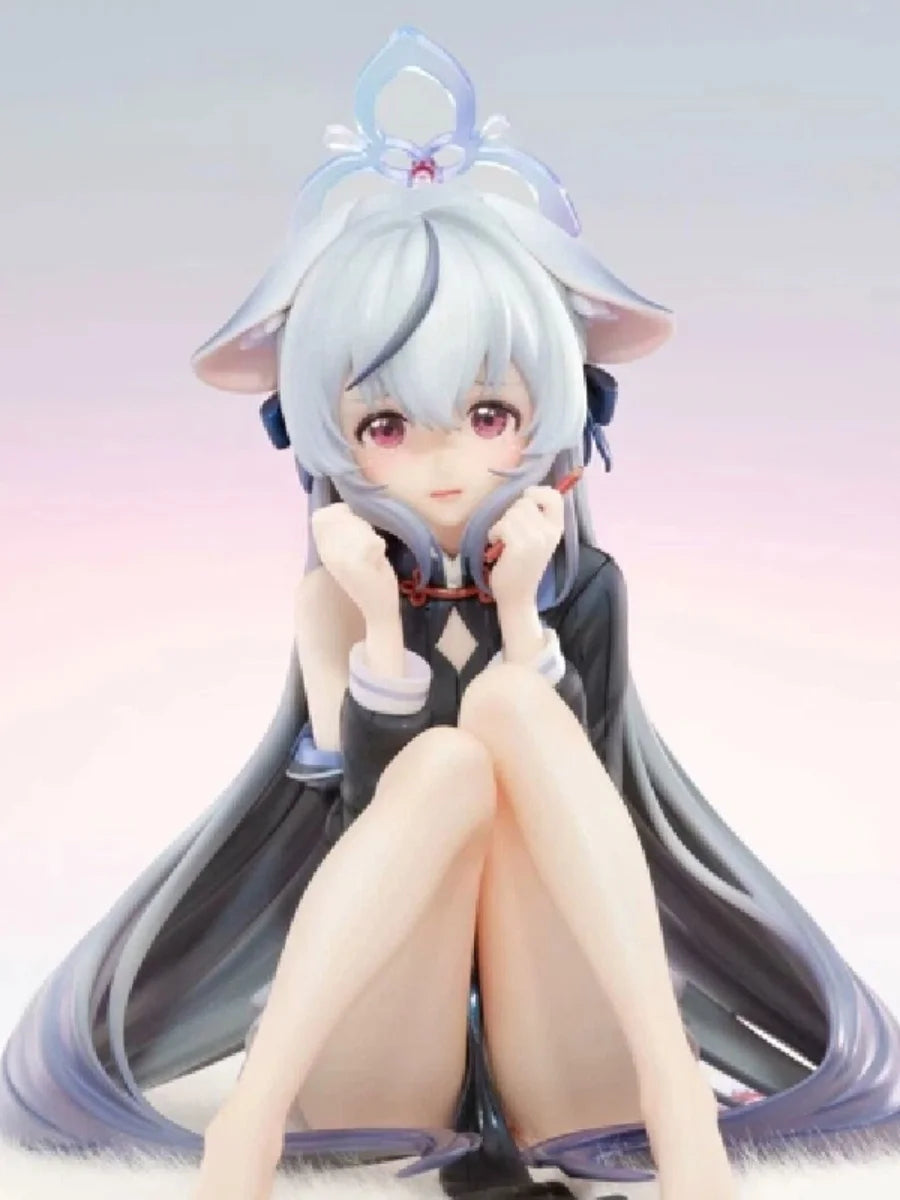 Blue Archive Shun Haruna Anime Figure - Cute Seated Girl Model Statue for Car Dashboard And Desk Decor Collectible Gift