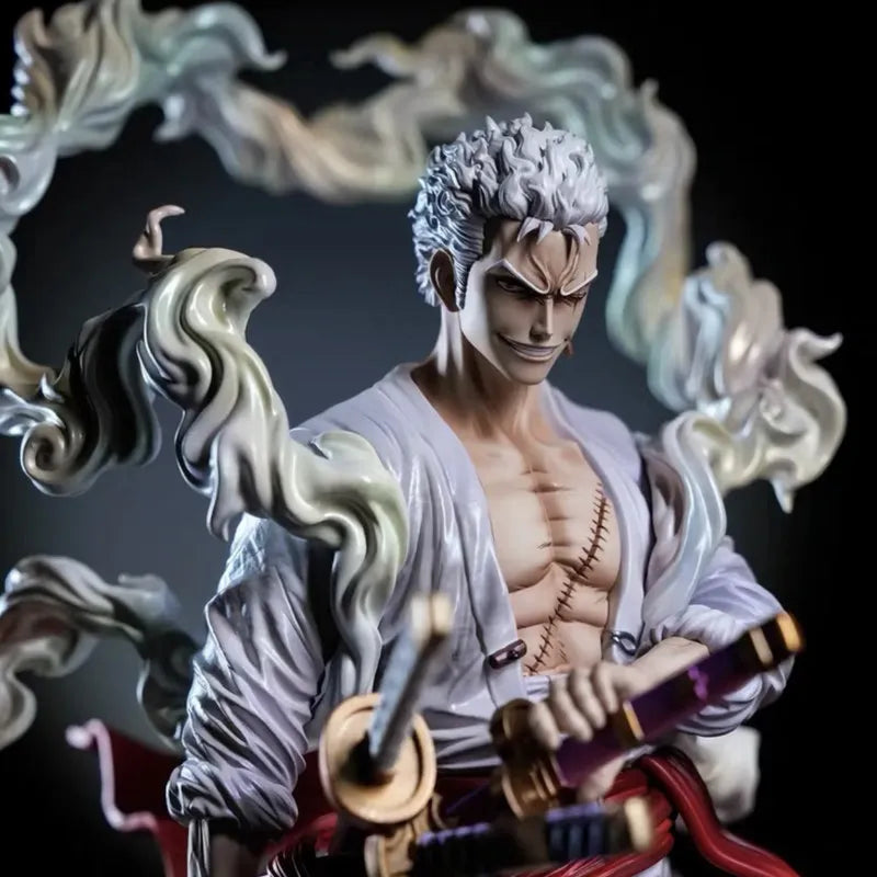 In Stock 28cm Fit Nika Zoro One Piece Anime Figure Collectible Model Statue Desktop Decoration Pvc Figurine Gifts Pvc Statue