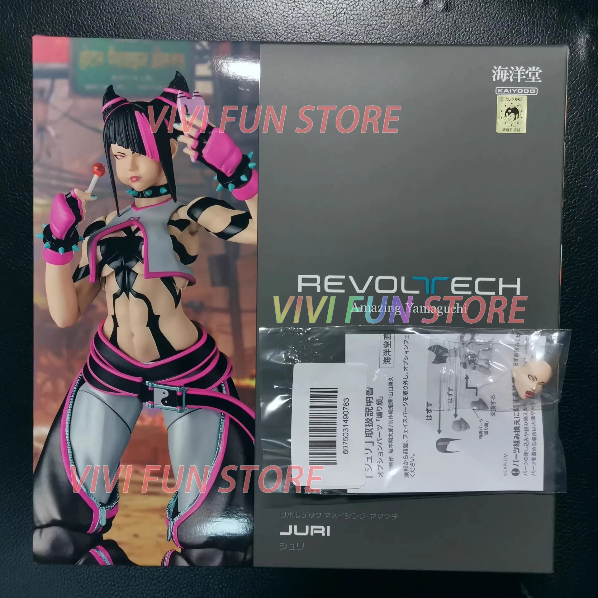 In Stock Originate Kaiyodo Han Juri Movability Model Toys Revoltech AMAZING YAMAGUCHI SF6
