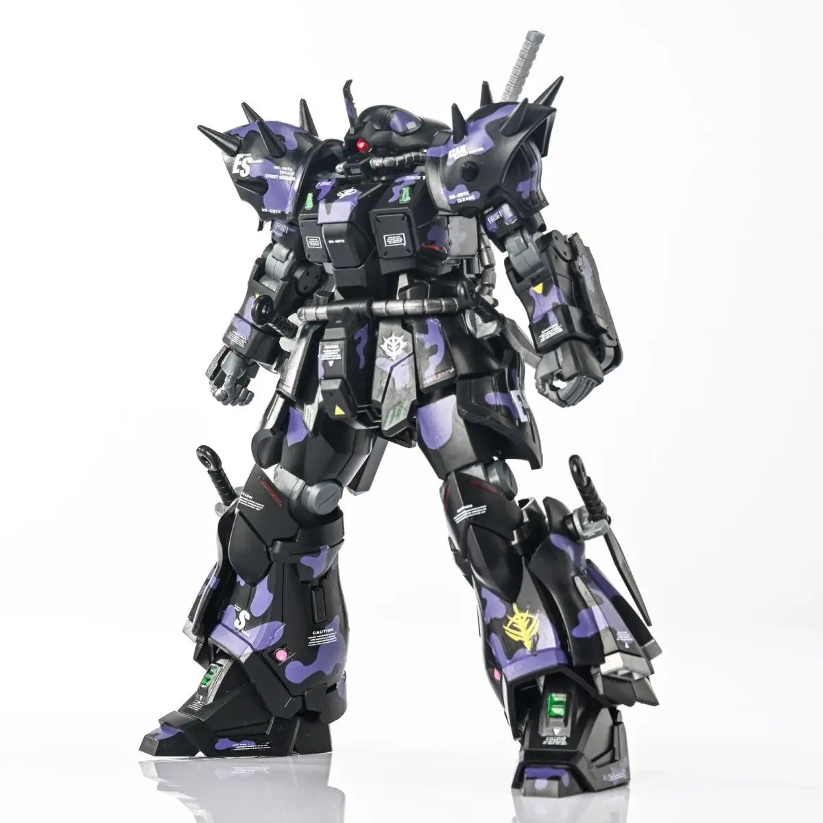 Efreet Dark Night Camouflage Farbe HG 1/144 MS-08TX Mech Montage Modell Kit Action Figur Kinder Spielzeug Dekoration Geschenk Mit Aufklebern