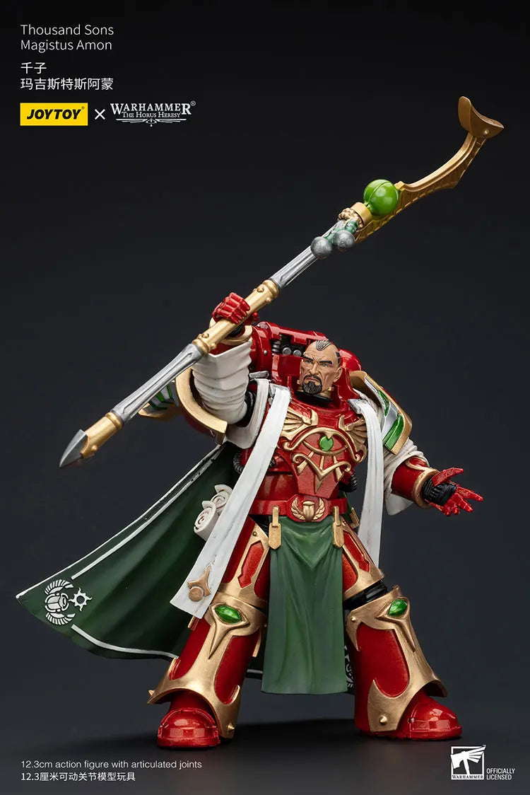 JOYTOY Warhammer "The Horus Heresy" Thousand Sons Magistus Amon Actionfiguren Dekoration Geschenk Original Kollektion Puppenspielzeug