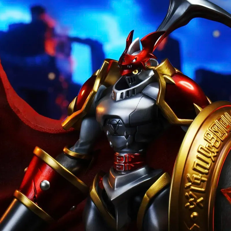 40cm Digimon Anime Figure World Atlas Dukemon Figurine Royal Knight Duke Beast Handmade Model Gift Statue Collectible Figure ﻿