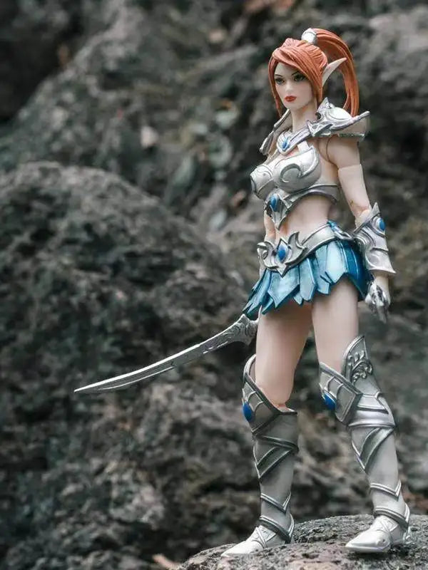 1/12 6 Inch Figure Oakenshire Elf World Of Warcraft Female Soldier Mechanical Girl Toy