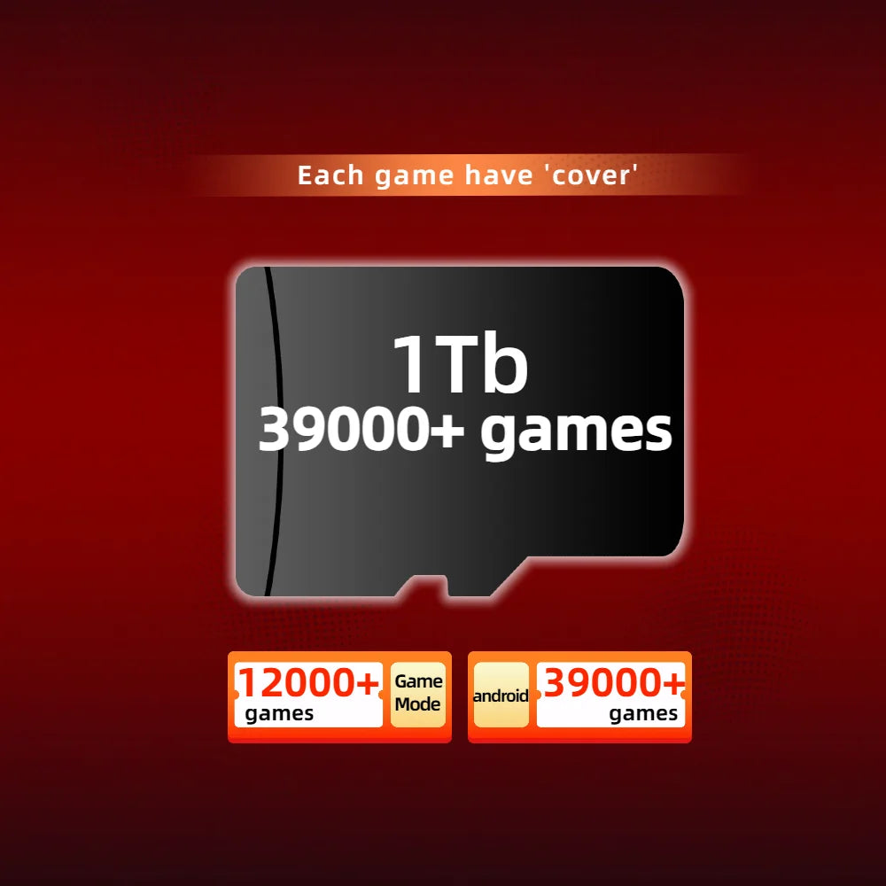 TF Game Card For Retroid Pocket 4 Pro Retro Games PS2 PSP PS1 Android Portable Console Gaming Memory SD H-Speed Cards 1Tb 512G