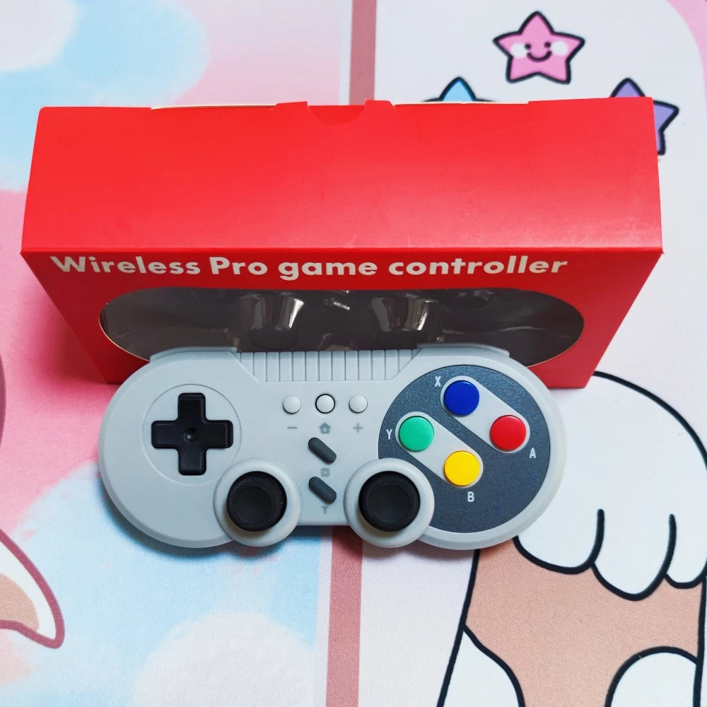 Classic Retro Design Wireless Pro Controller For Switch Lite OLED Support Turbo Vibration Handle Joystick For NS PC Computer