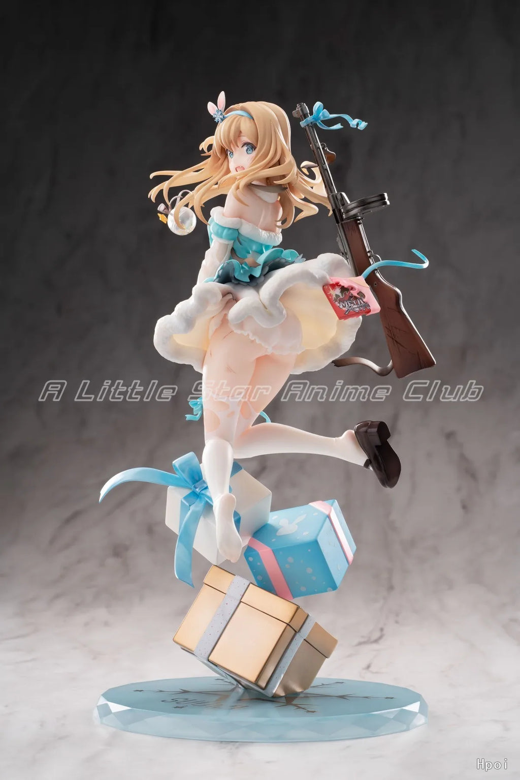 In Stock Original Hobby Max Girls Frontline Suomi KP-31 Snow Fairy in Ear Mountain Anime Figure Model Collection Gift Toys