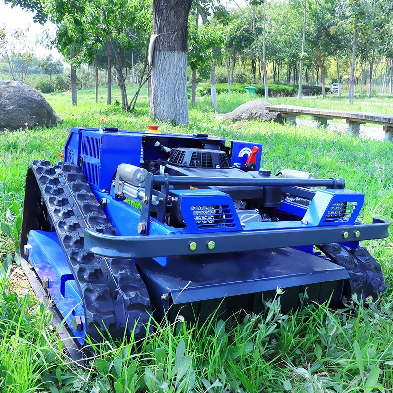 Customized 550mm Four-Stroke Self-Propelled Remote-Controlled Lawn Mower, an Outdoor Maintenance Robot Suitable for Garden Lawns