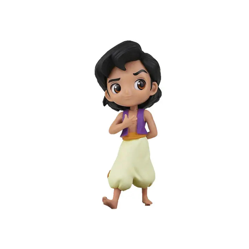 Bandai Original Disney Anime Figure Sitting Villain Doll Q Version Kids Toys Home Decoration Girl'S Birthday Model Toys Gifts
