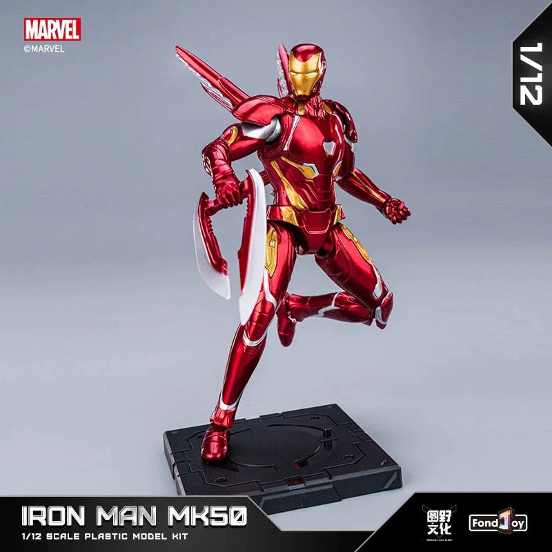 Marvel Thor Building Blocks Joint Movable Toy 1/12 Model Assembly Kit Disney Anime Figure Educational Gift For Kids PVC Material
