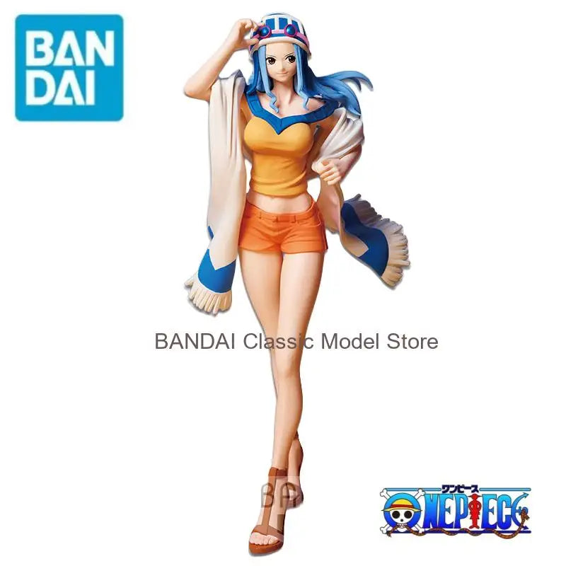 In Stock Bandai Original One Piece Banpresto Nefertari D Vivi 100% Genuine Holiday Gifts Figurine Model Ornaments Statue Anime