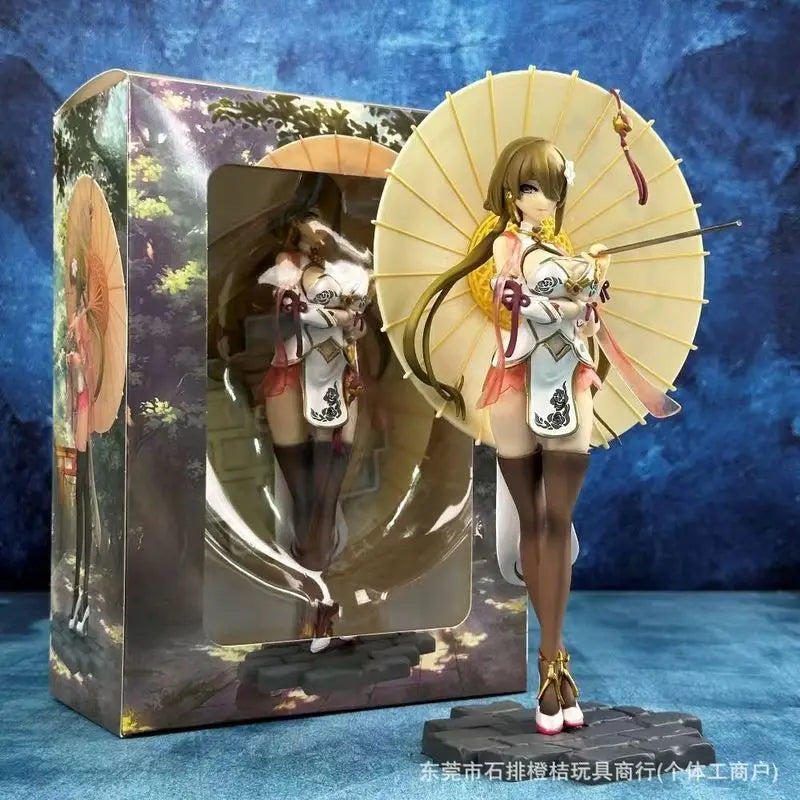 Anime-Figur 25 cm Honkai Impact 3 Rita Rossweisse Huanxisha Cheongsam Sexy Model Dolls Spielzeug Fangeschenk Sammlerstück PVC-Actionfigur