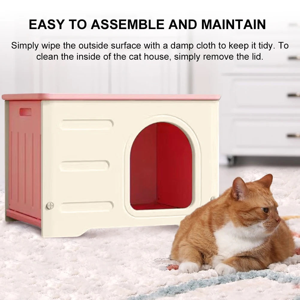 Cozy House for Small Pets Windproof Rainproof Universal Shelter Stray Four Seasons Cats Outdoor Nest Outdoor Kitten Nest