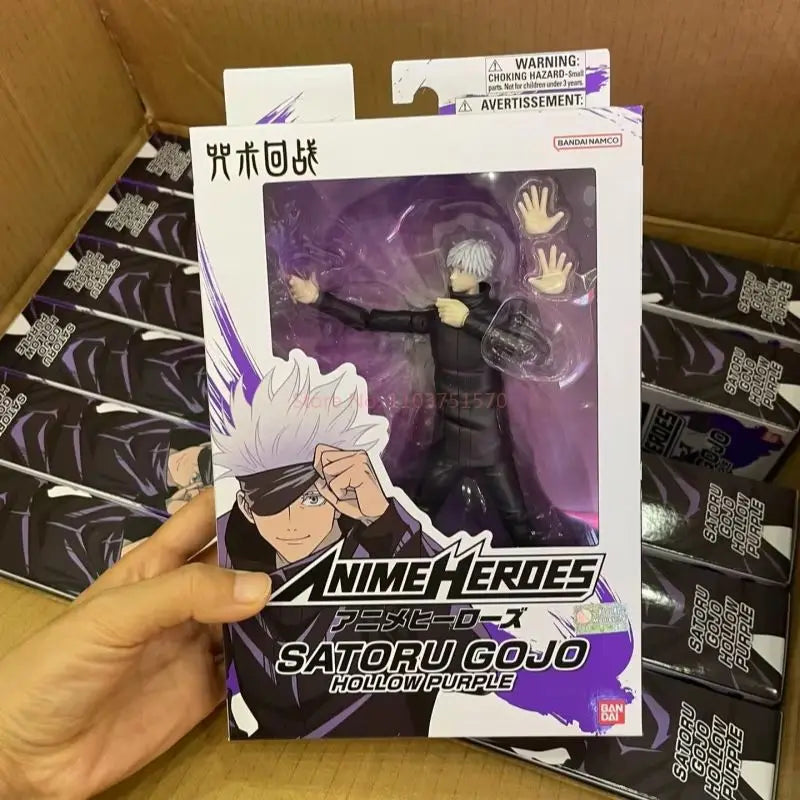 Hot 17cm Bandai Original Jujutsu Kaisen Action Figure Gojou Satoru  Itadori Yuji Fushiguro Megumi Action Anime Birthday Gift Toy