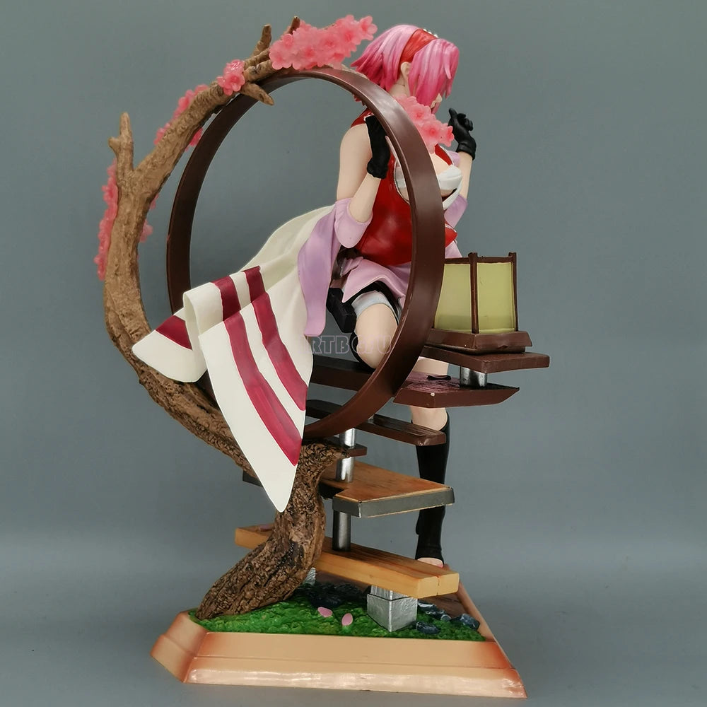 GK Lighting Naruto ShippuudenHaruno Sakura 28cm Japanese Anime Figures PVC Action Figure Toy Game Collectible Model Doll