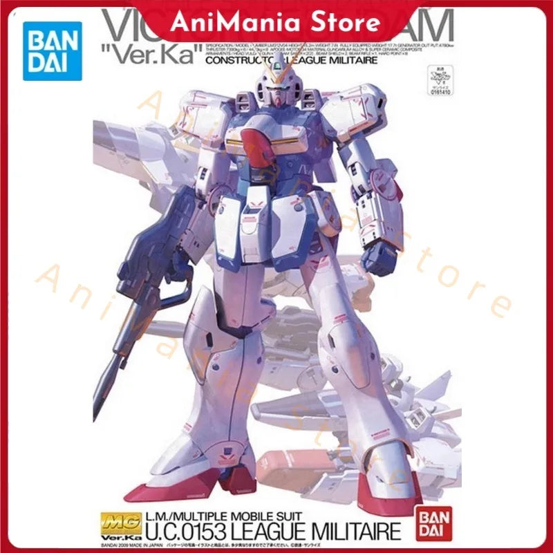 Bandai Genuine MG 1/100 V Gundam Card Version VICTORY GUNDAM Ver.Ka Assembled Model Gift Collection Hobby