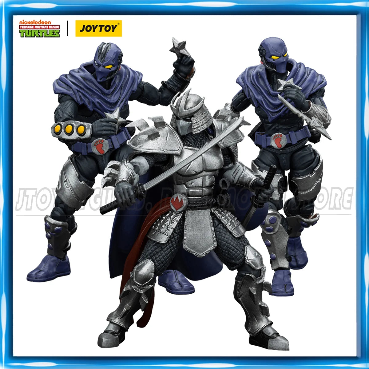 [Available in Asia] JOYTOY 1/18 Action Figure TMNT Ninja Turtles Shredder Foot Clan A Foot Clan B Anime figures Toys
