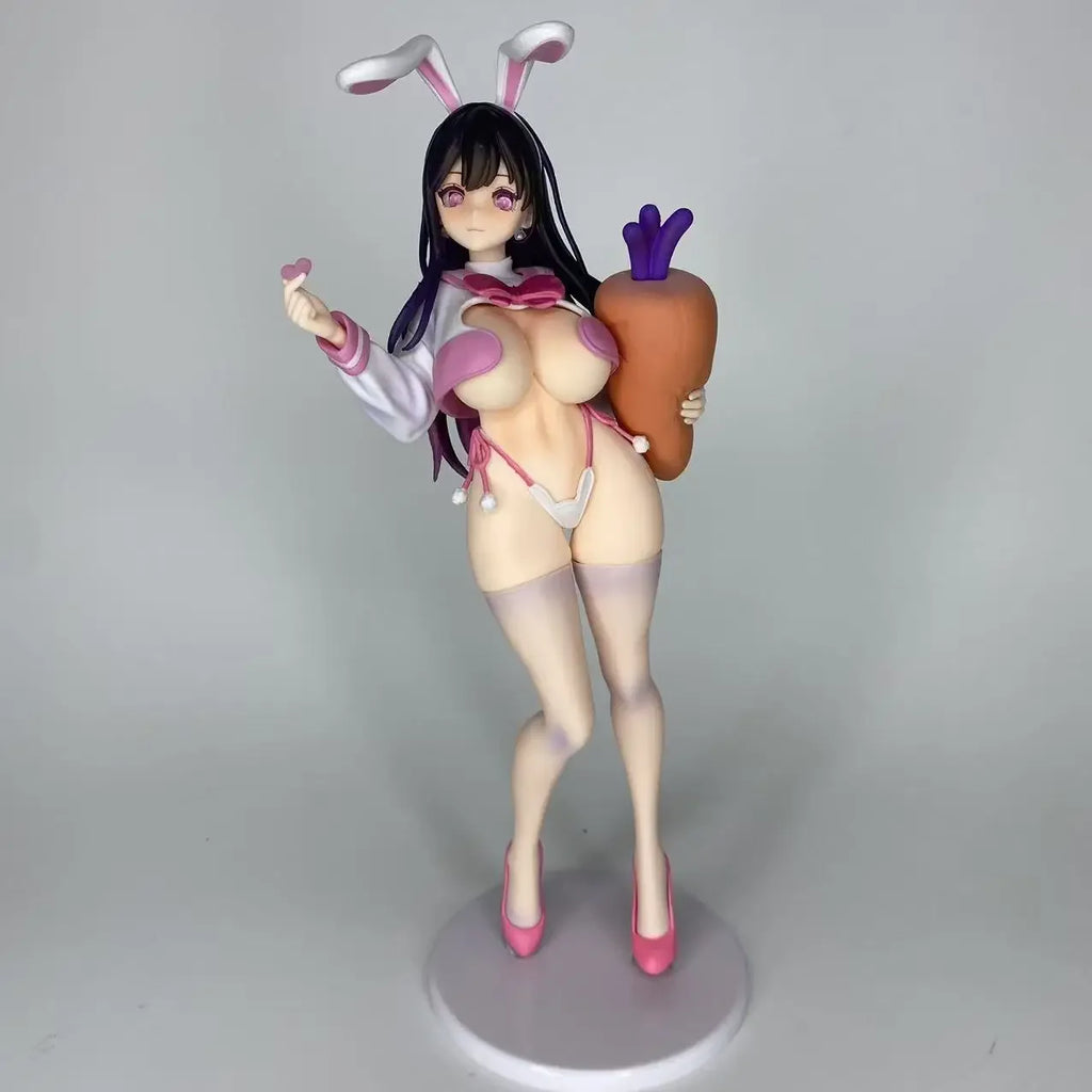 NEW Anime Pretty Girl Hand-Operated JK Rabbit Desktop Decoration Model Collectible Animation GIFT