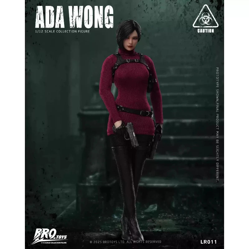 In Stock New Brotoys 1/12 Female Spy Ada Wong Collectible Action Figure Model For Action Figure Collectors Good Gifts Toys
