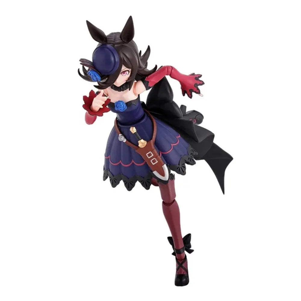 Bandai Genuine SHF Umamusume Pretty Derby Rice Shower Special Edition Anime Action Figure Collectible Model Toys Gift Children