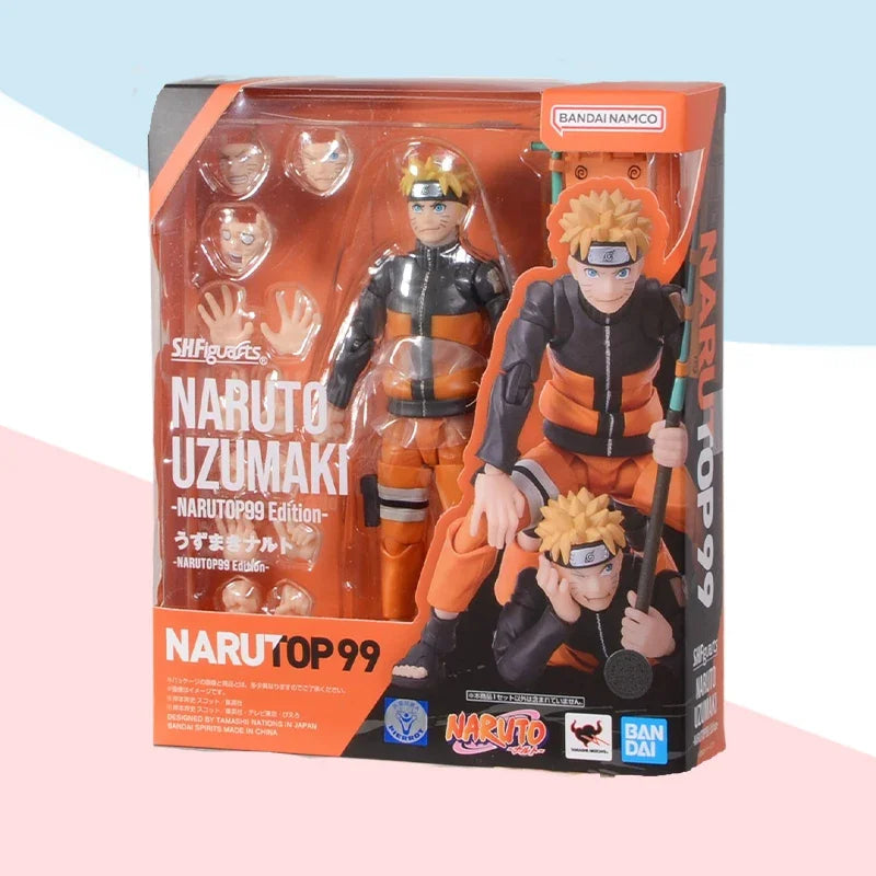 Bandai In Stock Original box S.H.Figuarts SHF NARUTO UZUMAKI SAGE MODE action anime model kit finished toy gifts for kids