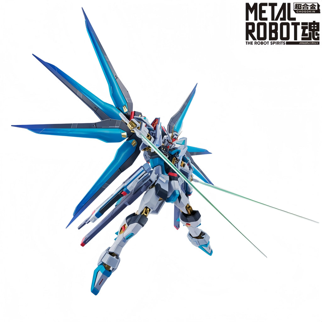 Bandai Anime Original Action Figure METAL ROBOT Spirits Strike Freedom Gundam Type II Hatsune Miku Ver. Limited Edition In Stock