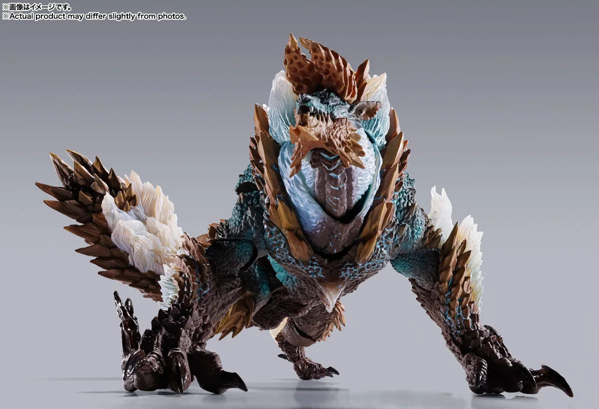 In Stock Original Bandai S.H.MonsterArts Shm Monster Hunter Zinogre 20th Anniversary Edition Anime Action Collection Figures Toy