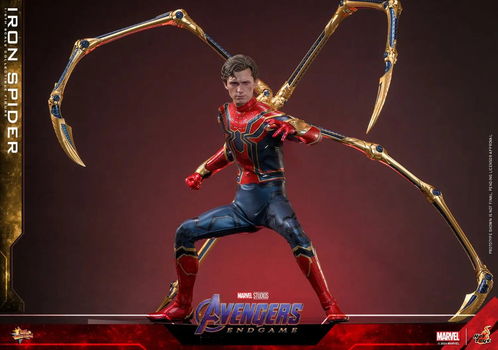In Stock HotToys MMS761 MMS762AE Iron Spider 1/6 Soldier Figure Animation Action Figure Toy Gift Model Collection