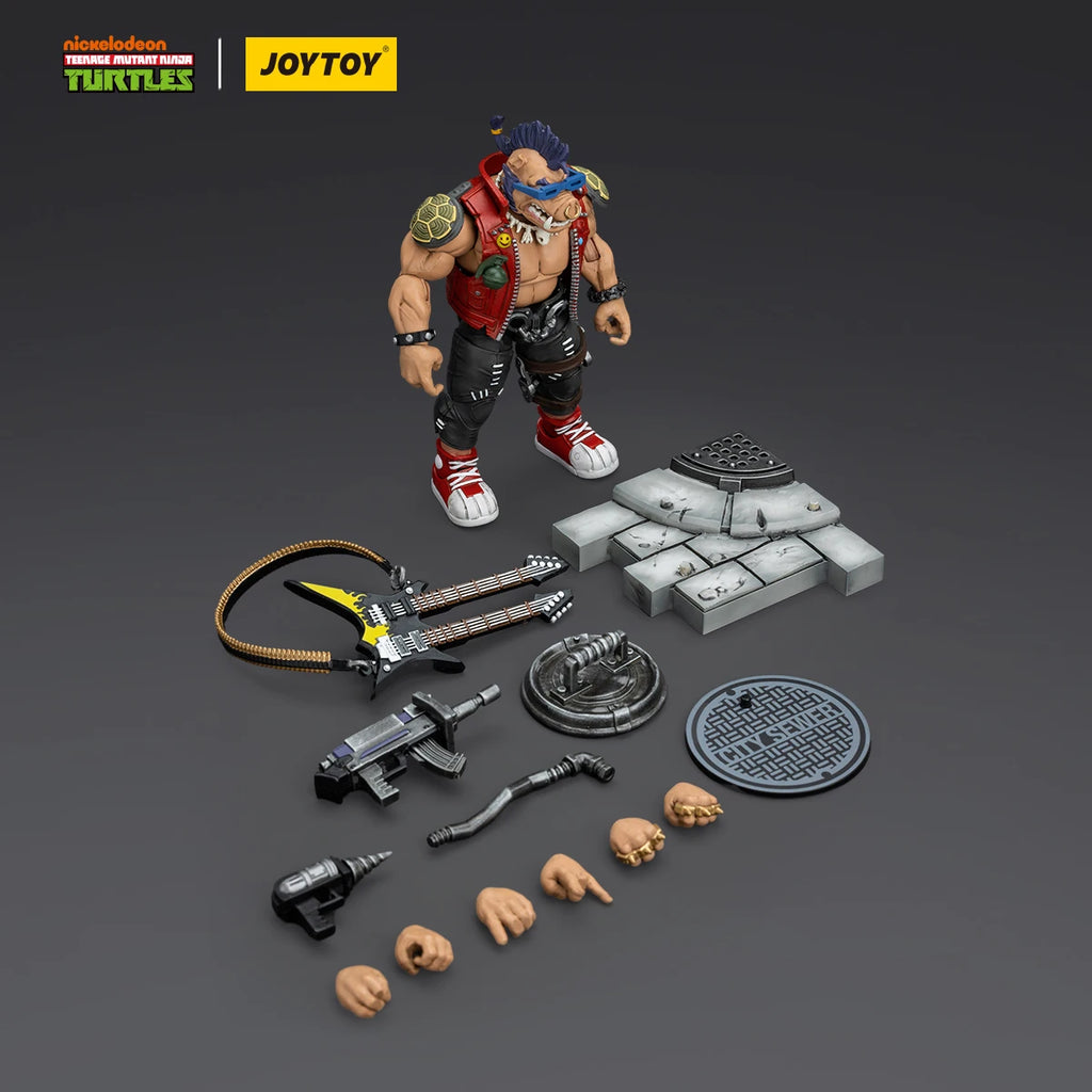 JOYTOY JOYTOY TMNT Teenage Mutant Ninja Turtles Beebop &amp; Rocksteady 1/18 Actionfigur Modellspielzeug