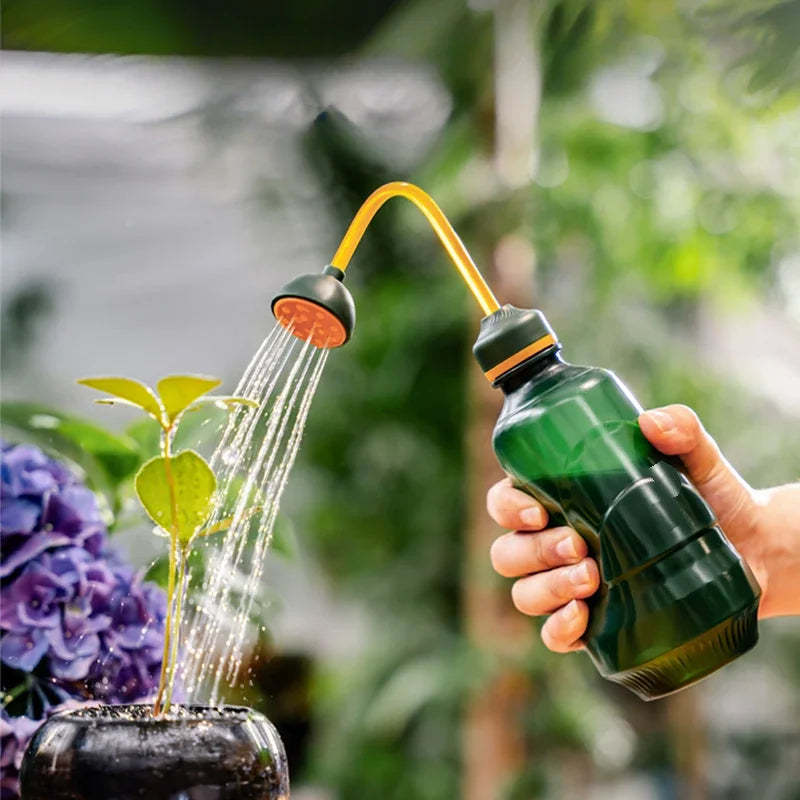Hand Watering Pot Small Thickened Long Mouth Pot Portable Curved Mouth Watering Can Home Large Capacity Green Plant Shower Can