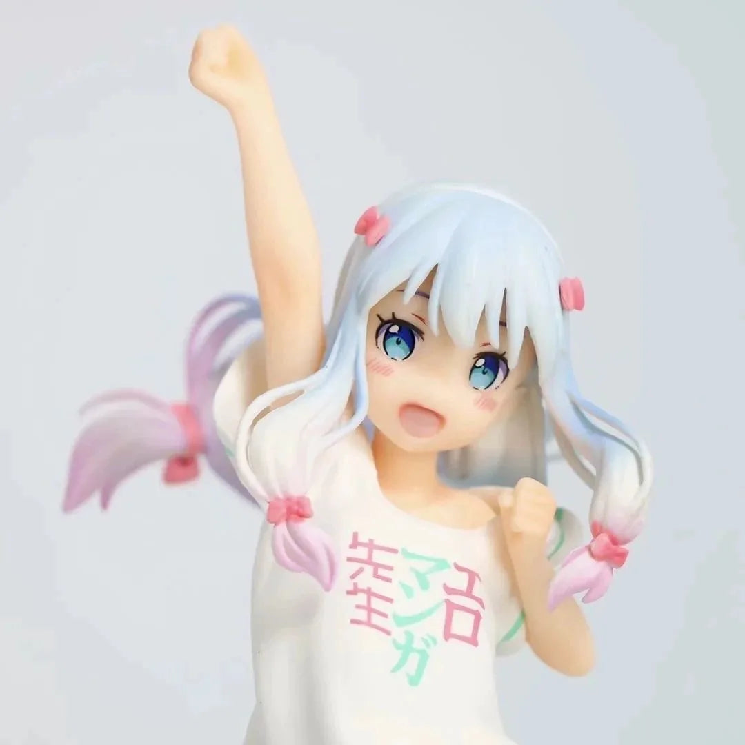 24см Ques Q Ero Manga Sensei Sagiri Izumi Ending Mode PVC екшън фигурка аниме фигурка модел играчки колекция кукла подарък